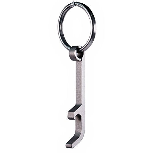 Ultra Lightweight Titanium Keychain Bottle Opener with Key Ring (XKBO-901)