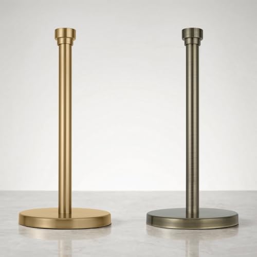 Warm Gold Paper Towel Holder Countertop (Warm Gold)
