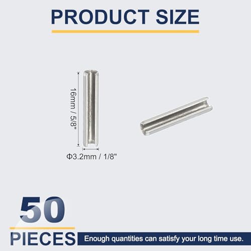 Slotted Spring Pin (1/8" x 5/8" (3.2mm x 16mm))