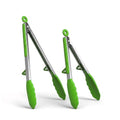 Kitchen Cooking Tongs Set (Green)