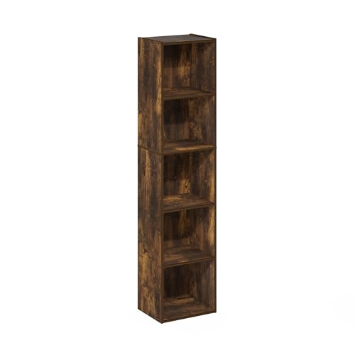 PASIR Book Shelf (Amber Pine / 5-Tier Cube)