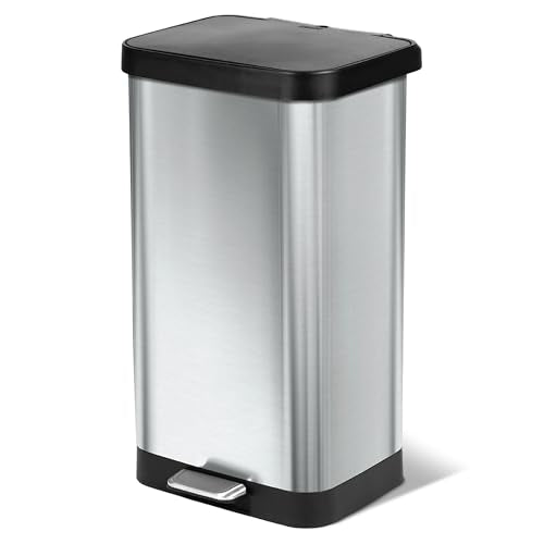Stainless Steel Trash Can (Stainless Steel / Stainless / 20 Gallon)