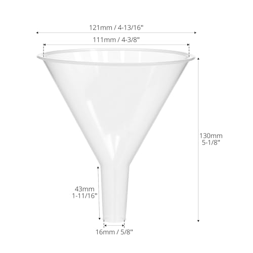 Plastic Funnels with Long Spout