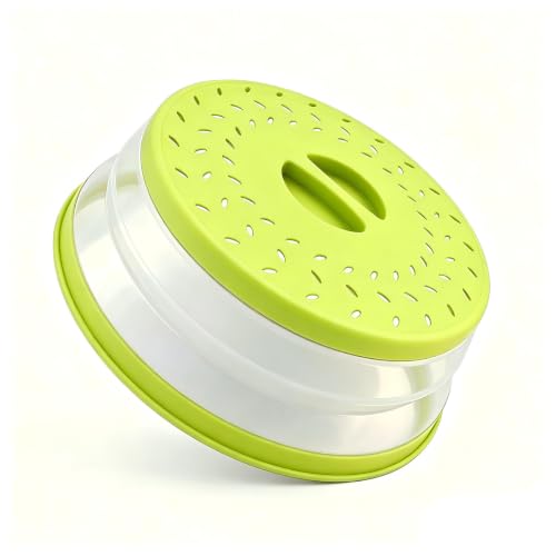 Collapsible Microwave Splatter Cover (yellow / 12.3IN)