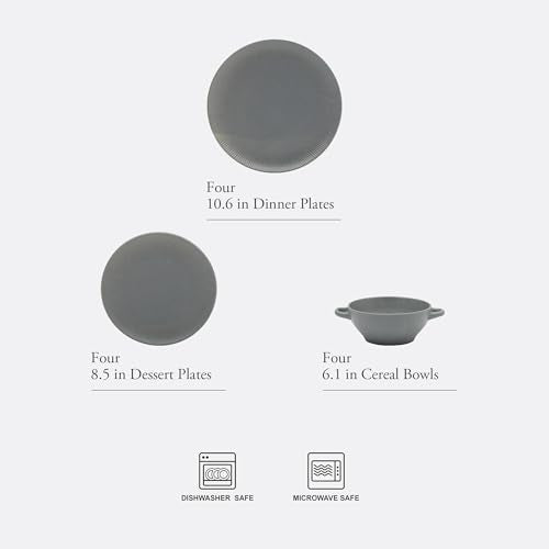 Clover Hill 12 (Dark Blue (Clover Hill) / Service for 4 (12pcs))