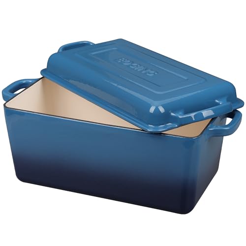 Enameled Cast Iron Dutch Oven (Lake Blue)