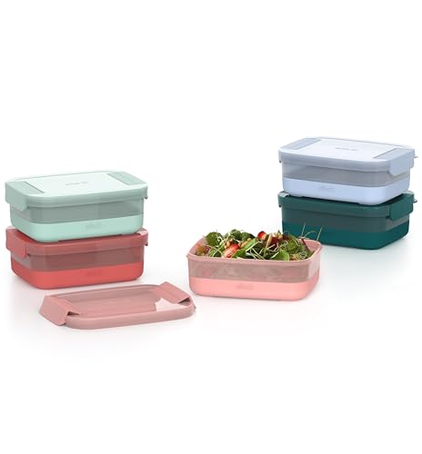 3.7 Cup Plastic Meal Prep Containers (3.4 Cup / 3.7 Cup Meal Prep Melon)