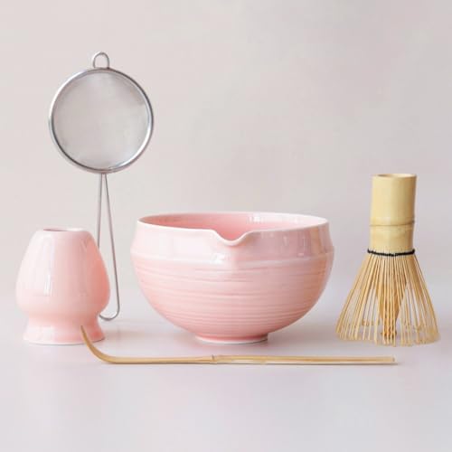 Matcha Set 5 Pcs Matcha Whisk Set (Ash White)