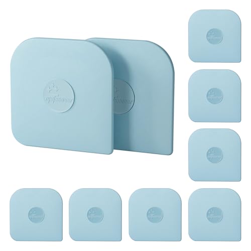 Pan Scraper 10Pcs Pot & Dish Scraper Plastic (10 Pcs / Aqua)
