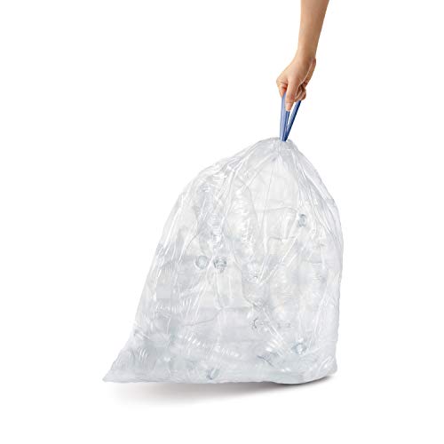 Trash Liner Code H Custom Fit Liners White (White / 1 Count (Pack of 60) / Code H)