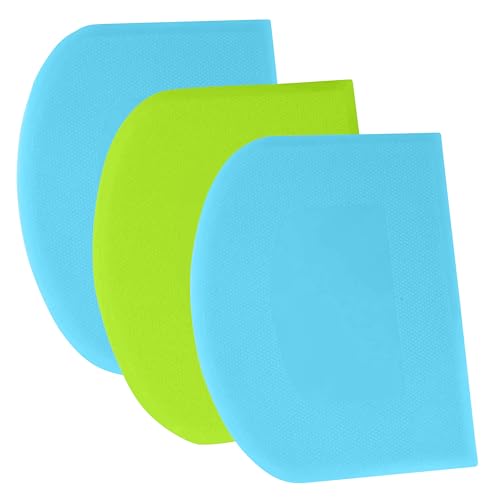 Dough Scraper Bench Scraper (36x21.5cm/14.2x8.5" / Blue+Green+Blue)