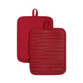 Ribbed Soft Silicone Pot Holder 2 (Passion Red / 7"x9")