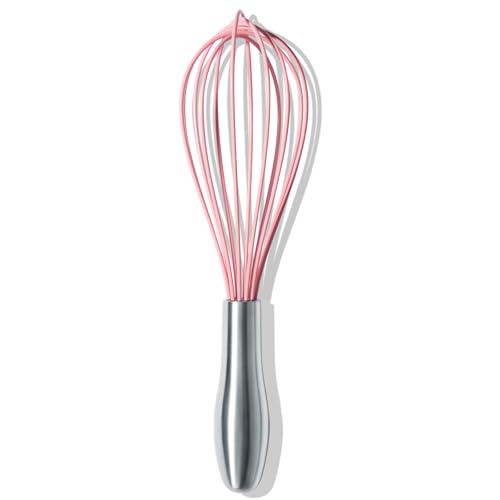 10 Inch Pink Silicone Whisk (10 inch pink)