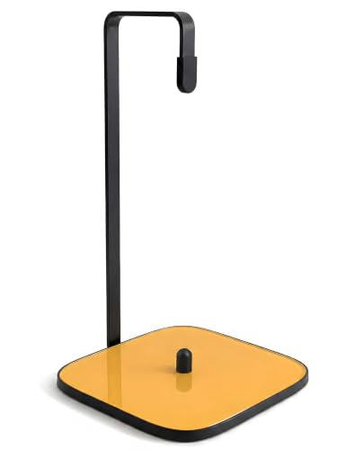 Countertop Paper Towel Holder with Tempered Glass Base (Orange)