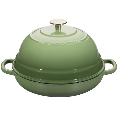 Enameled Cast Iron Dutch Oven Pot with Lid (Pistachio Green)