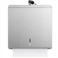 Stainless Steel Paper Towel Dispenser Wall Mount for Commercial Bathrooms (3814-silver)