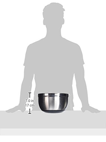 8 qt Stainless Steel Mixing Bowl (8 Quart / Silicone Base)