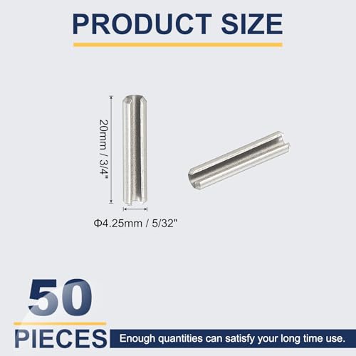 Slotted Spring Pin (5/32" x 3/4" (4.25mm x 20mm))