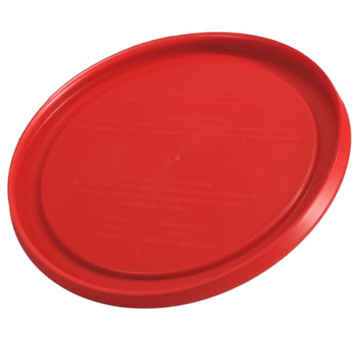 7201-PC (4-Cup) Poppy Red Food Storage Lids (3-Pack) - Made in USA (Poppy Red)