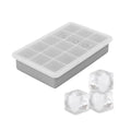 Perfect Cube Ice Tray with Lid for Cocktails (Oyster Gray / 1 Pack)
