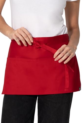 Unisex Waitress Apron (Red)