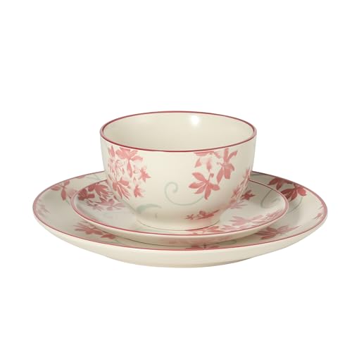 Admiral Hall 12 (Service for 4 (12pcs) / Pink Floral (Admiral Hall))
