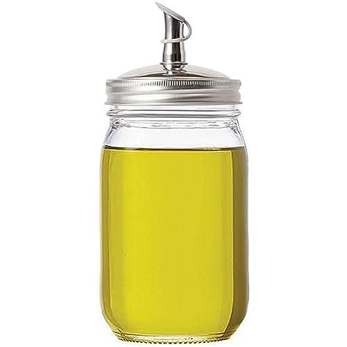 Stainless Steel Oil Cruet Lid (Regular Mouth / Regular Mouth)