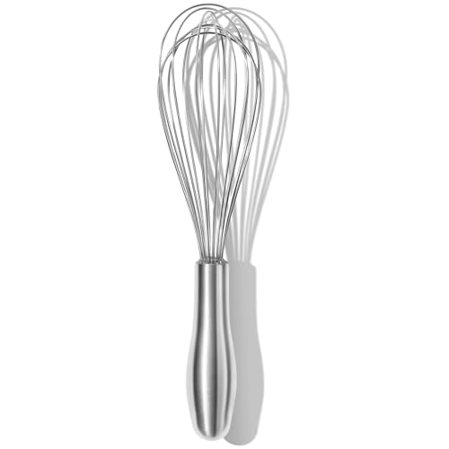 18 10 Stainless Steel Whisk (10 inch silver)