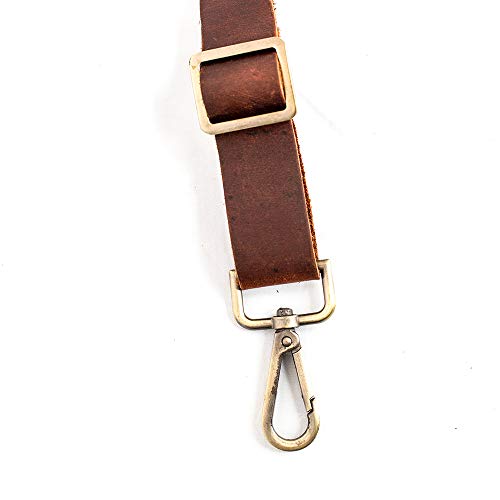 Waterproof Waxed Canvas Tool Apron With the Adjustable Genuine Leather Belt (Khaki)