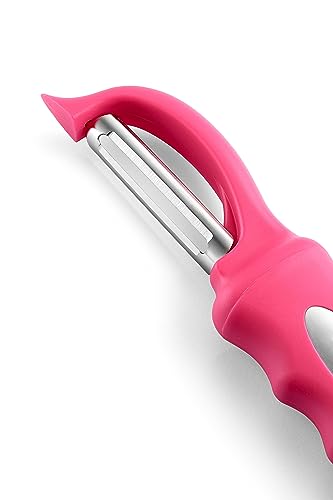Swivel Vegetable Peeler for Kitchen w (Pink)