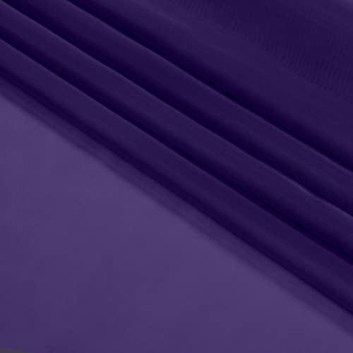 Purple Sheer Curtains 96 Inch Length (Purple / 42"W x 96"L (Pack of 2))