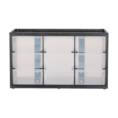 Plastic Storage Organizer Bin System (9 Bins (Pack of 1) / 9 Bins)