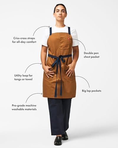 Crossback Chef Apron (Denver Brown)