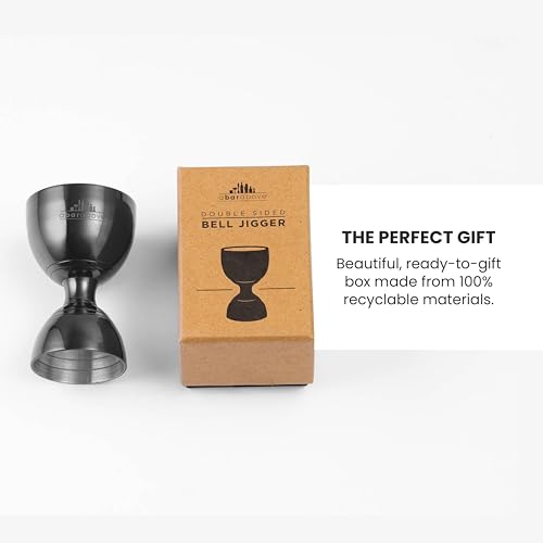 Bell Jigger 10 Measurements (Black / 1 Pack)
