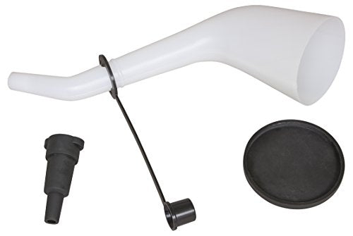 18232 Offset Funnel with Cap & Lid Black (Offset Funnel with Cap & Lid)