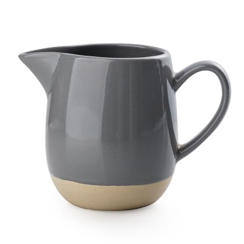 13oz Creamer with Handle (13 Ounces / Dark Gray)