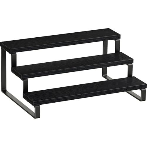3 Tier Spice Rack (Black, 3 Tier, 1 Pack / 3 Tier 1 Pack)
