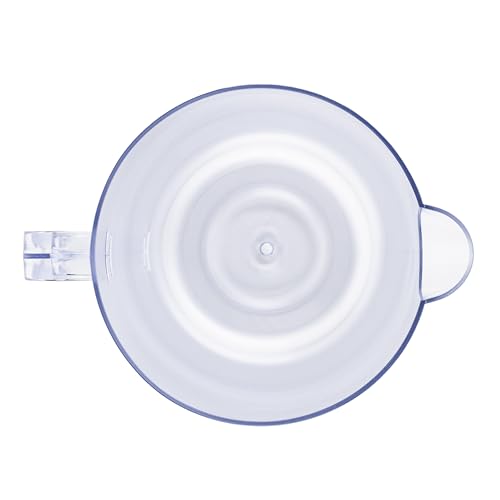 Heavy Duty 1 Gallon Plastic Pitcher with Lid (128 Ounces)
