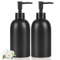 Soap Dispenser Fill Dish Soap Hand Soap for Bathroom (2pc Black)