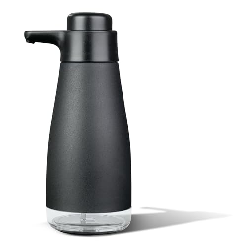 15oz Liquid Soap Dispenser for Dish and Hand Soap Matte Black (15 oz / Black)