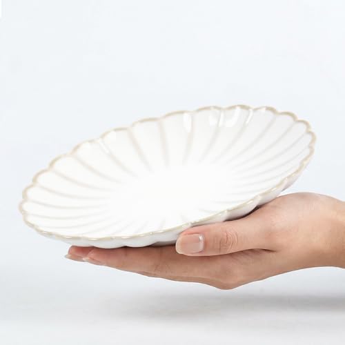 Ceramic 6 inch Small Dessert Plates (6 inch)