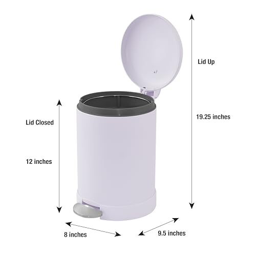Small Trash Can (Lavender)