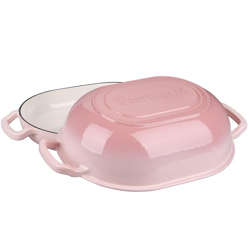 Enameled Cast Iron Sourdough Bread Oven (7 QT / Pink)