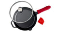 12 Inch Cast Iron Skillet Set with Tempered Glass Lid (12 Inch Set)