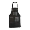 Full Grain Leather & Canvas Apron (Black 2)