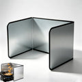 3 Sided Stainless Steel Grease Splatter Guard for Frying Pan