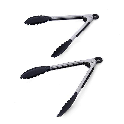 Mini Tongs Set of 2 (Mini Nylon Tipped Tongs)