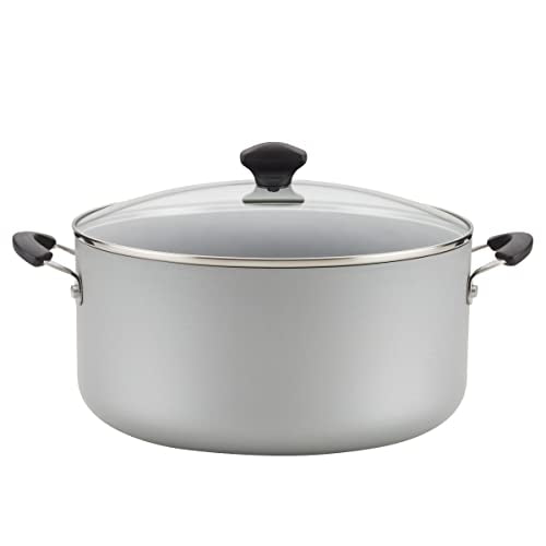 Cookware Nonstick Stockpot with Lid (Silver)