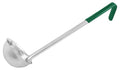 6 oz Red Prime One Piece Stainless Steel Ladle Listed (6 Ounce / One Piece / Green)