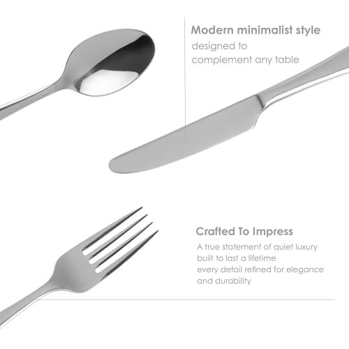 Silverware Set for 6 (Polished Silver / 30 - Piece)
